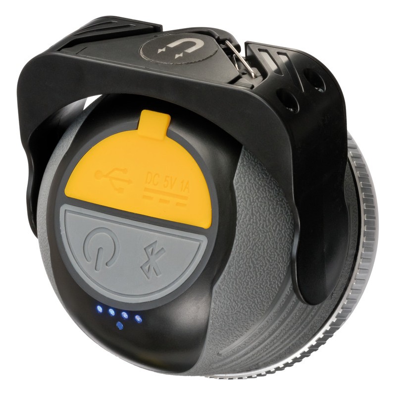 LATARKA KEMPINGOWA LED z głośnikiem Bluetooth oraz Powerbank